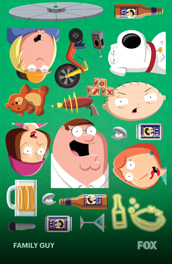 Family Guy Library Poster